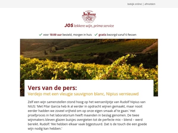 Vers van de pers: