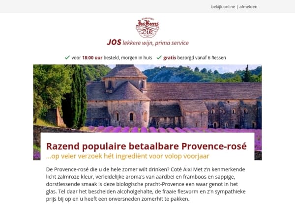 Razend populaire betaalbare Provence-rosé