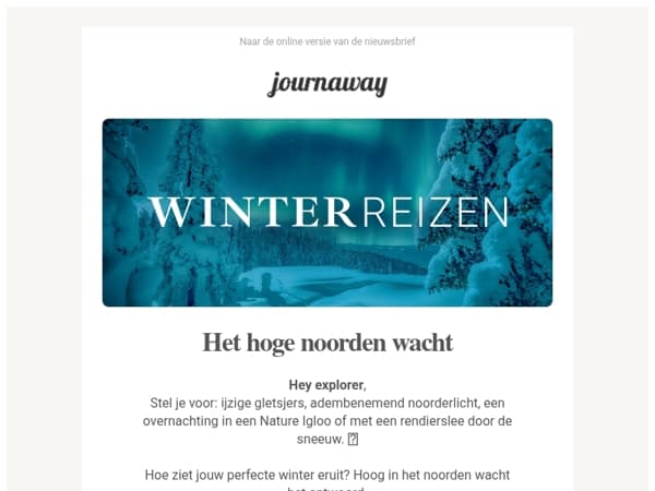 Jouw winter wordt buitengewoon ❄️