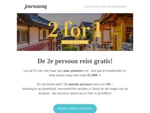 😱 Zuid-Korea 2 for 1 - vanaf €1.999❗