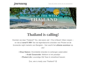 Found in Paradise: Thailand vanaf € 999! 🇹🇭