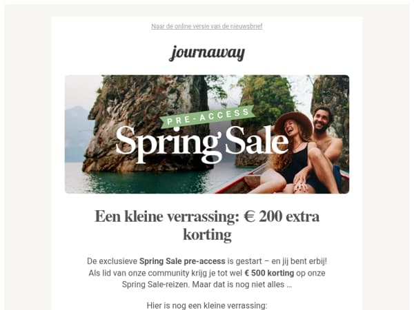 Je Spring Sale pre-access begint nu 🚀