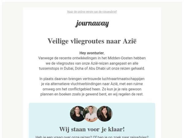 Zonder risico naar Azië reizen