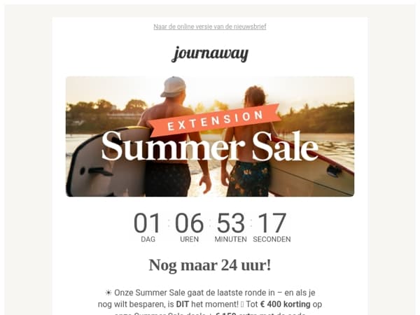 Laatste kans: Nog maar 24 uur! 😱