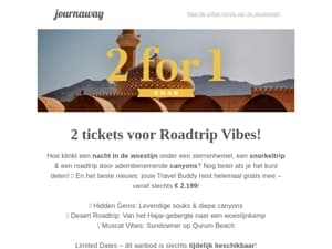 2 voor 1 Oman-Adventure – alleen voor korte tijd 🌵