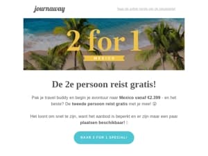 😱 Mexico 2 for 1 - vanaf €2.399❗