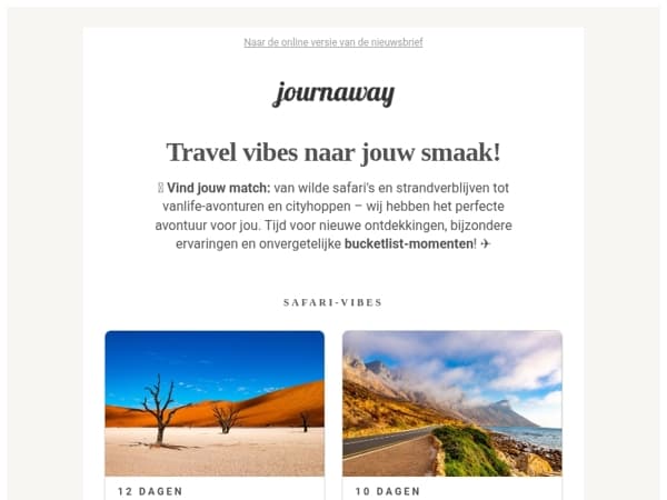 🐘 Safari-liefhebber of stadsmens?