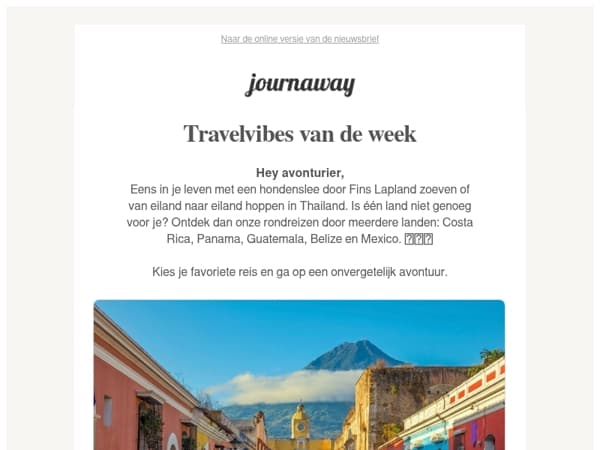 Ontdek nu nieuwe reishighlights ✈️