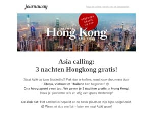 Hong Kong for Free 🔥 alleen nog tot zaterdag!