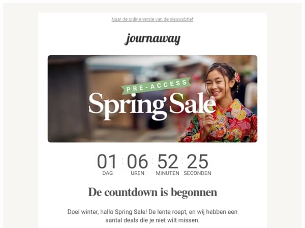 48h tot de Spring Sale – jouw pre-access begint 🌸