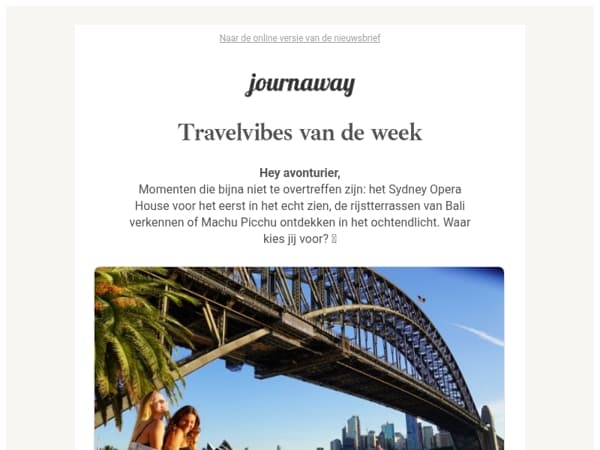 Nieuwe reishighlights speciaal voor jou ✈️