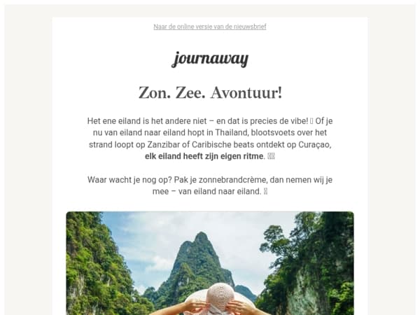 Pure eilandvibes: pak je koffers en let's go! ☀️