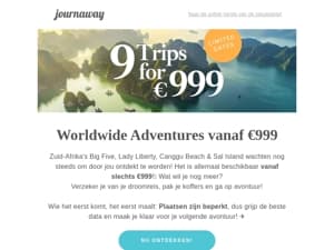 9 Trips vanaf € 999 ‼️🤯