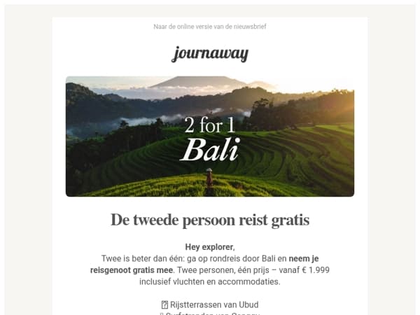 Bali vanaf € 1.999 voor twee personen 🏝️