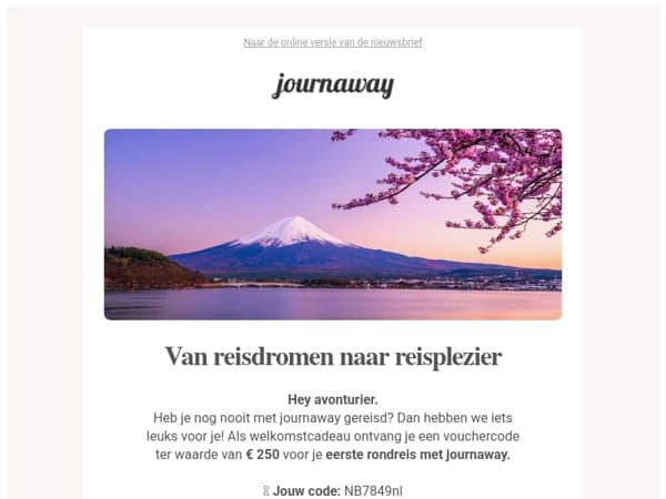 Hey avonturier, klaar voor je eerste journaway-reis? 🌍