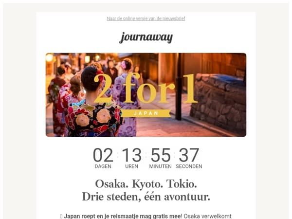 De tweede persoon reist gratis! 🌎