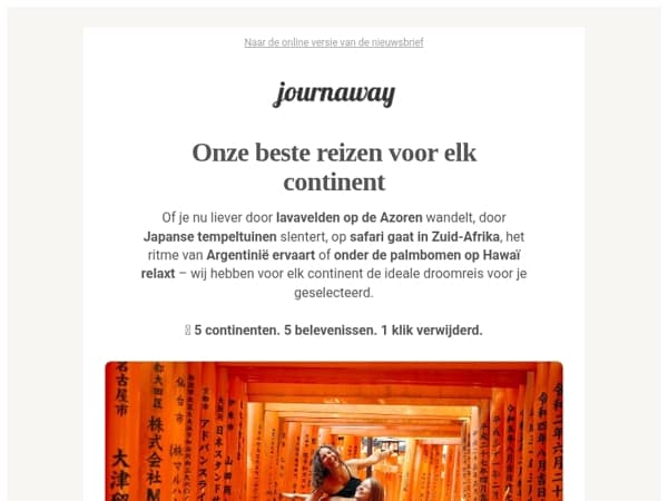 Onze topbestemmingen voor elk continent – waar wil jij graag heen? 🌍
