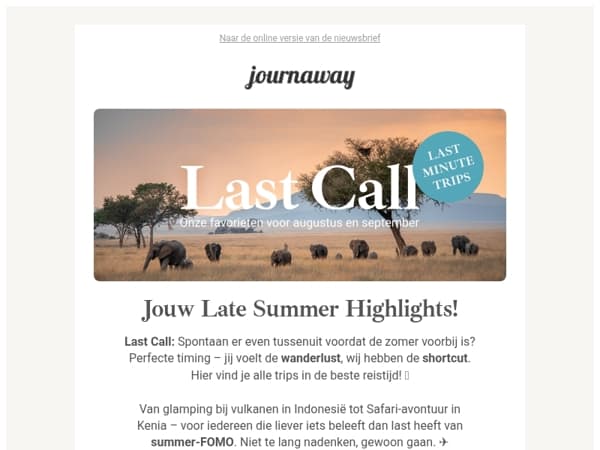 Last Call: Jouw must-haves voor augustus & september 🤩