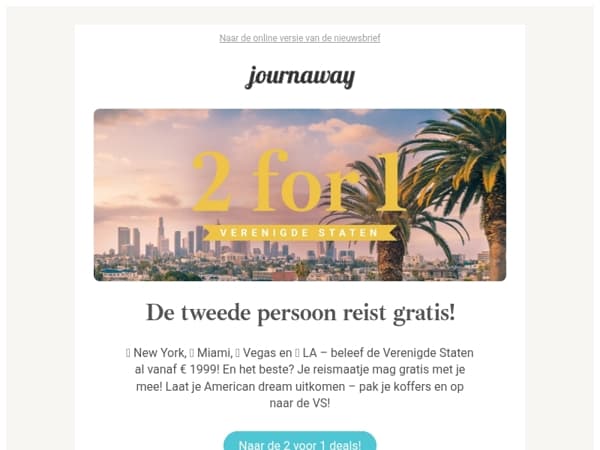 2 for 1 VS: vanaf € 1.999 😍