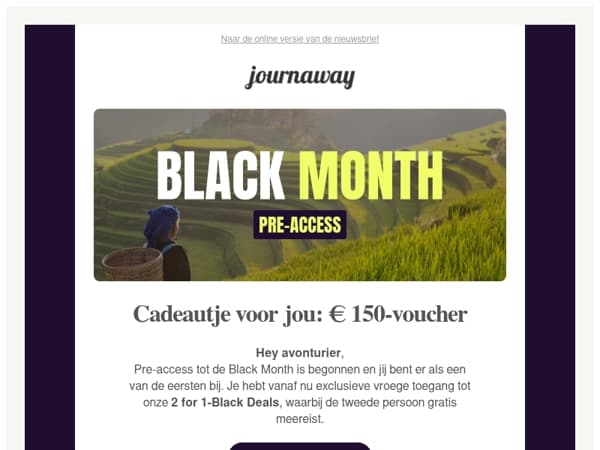 Pre-access tot Black Month begint nu! 🖤