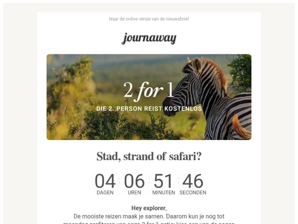 Wereldwijde reizen vanaf € 1.999 voor twee 🌎