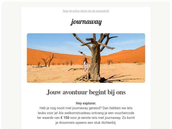 Hey explorer, welkom bij journaway! 🌎