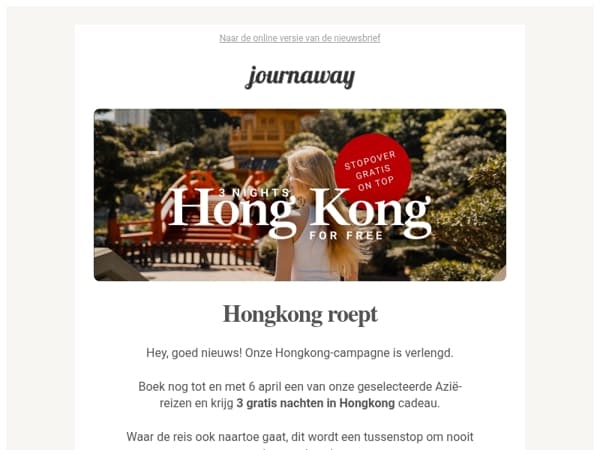 Verlengd: 3 nachten Hongkong cadeau