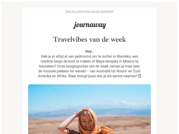 Avonturier, je volgende reis is maar één klik verwijderd