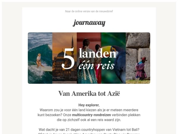 Meerdere landen, één reis ✈️🌎