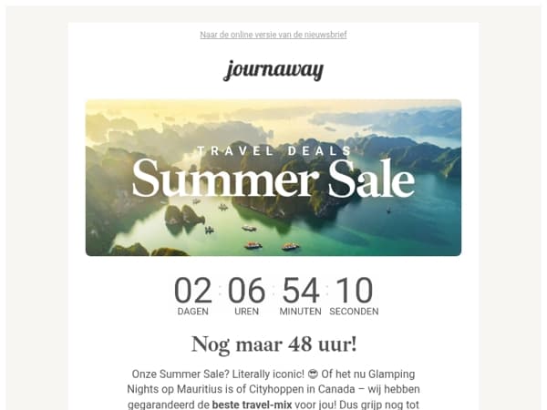 Summer Sale: Nog maar 48 uur! 🤯