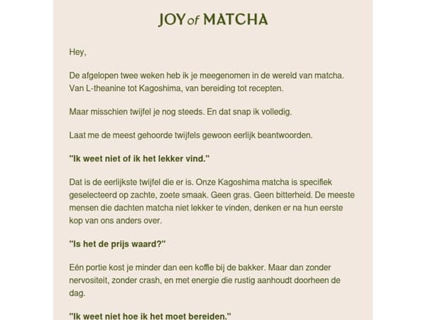 🍵 Nog geen matcha besteld?