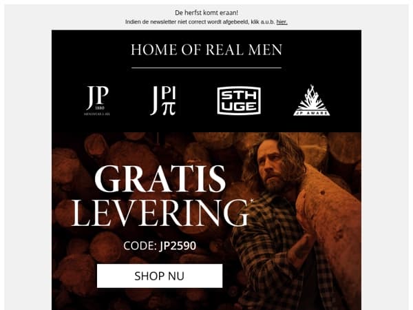 De verzendkosten krijg je van ons. Ontdek de nieuwe collectie!