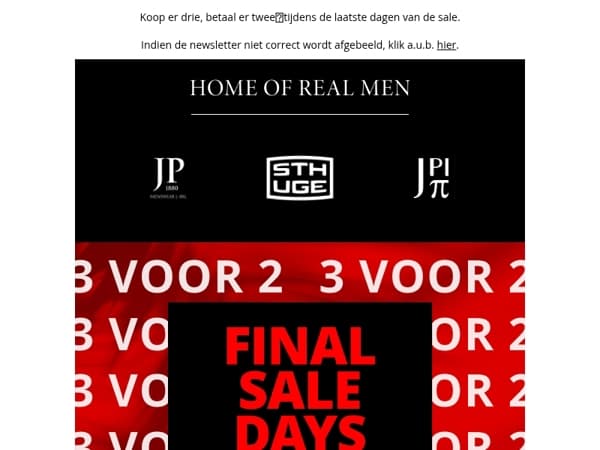 🔴 Nog maar 3 dagen!