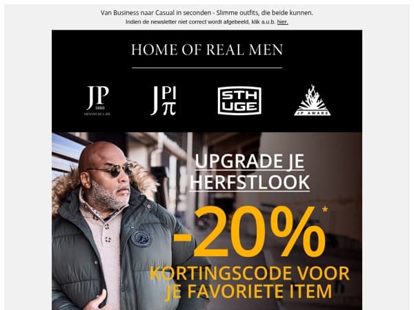 🍂 Ontvang 20% korting op één artikel - De herfst is hier!