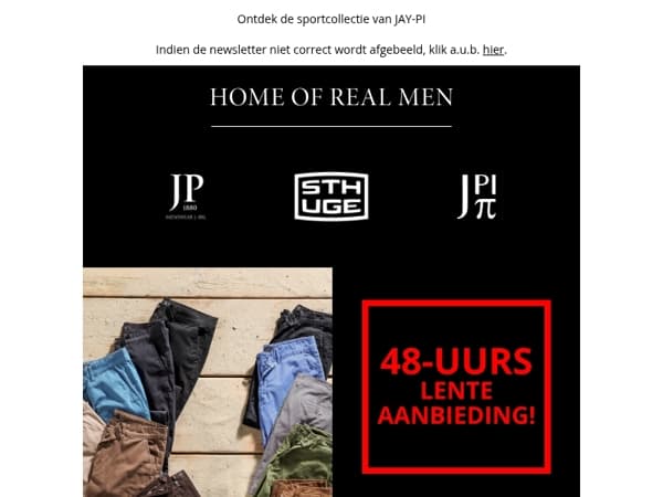 48h Deal ⏰ 50% korting op de tweede bermuda short of -broek