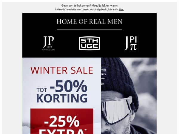 Laatste dag! -25% op jassen en mantels