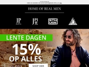 ⚡️ -15% Season Opening! Nieuw seizoen, nieuwe stijl