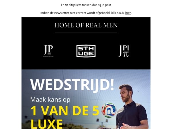 Win 1 van de 5 luxe voetballen! ⌛️ Nog maar een paar uur!