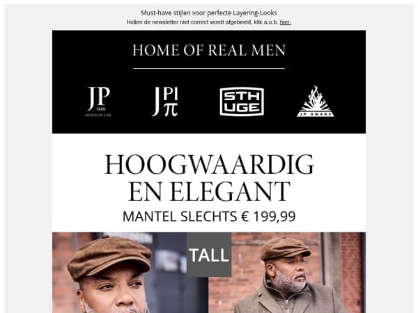 Hoogwaardig en elegant  - Mantel slechts € 199,99