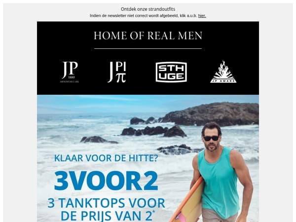 🔥3 voor 2 Tanktops - Klaar voor de hitte?