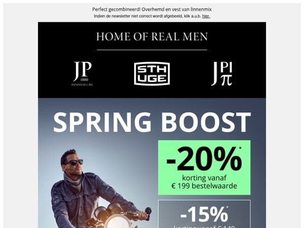 ⚡️ Ontvang 20% korting!