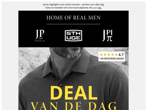 Deal van de dag! Poloshirt vandaag € 19,99