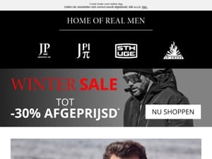 Shop nu de SALE voordat het te koud wordt!