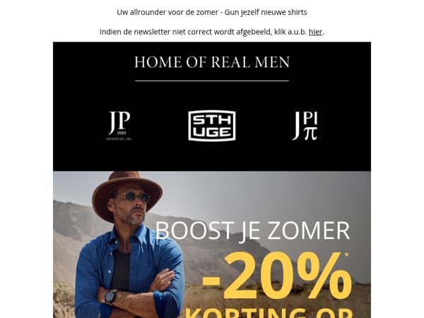 Boost je zomer! 🩳 20% korting op bermudas