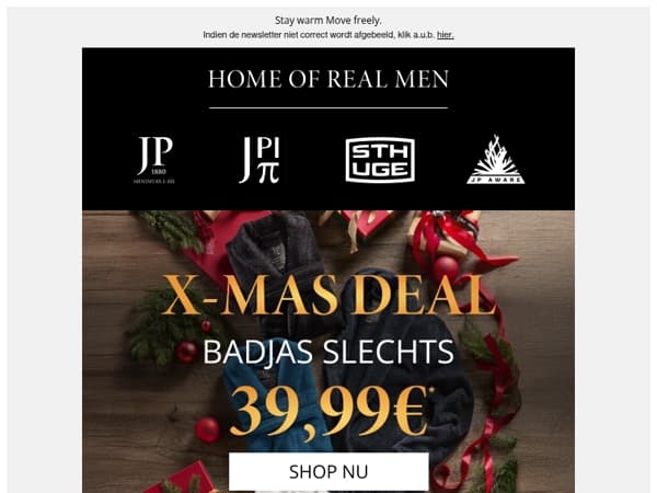 Badjas € 39,99 - Op zoek naar een cadeau?