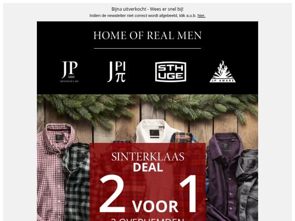 2 Overhemden voor de prijs van 1 🔥 Dat doen wij voor je.