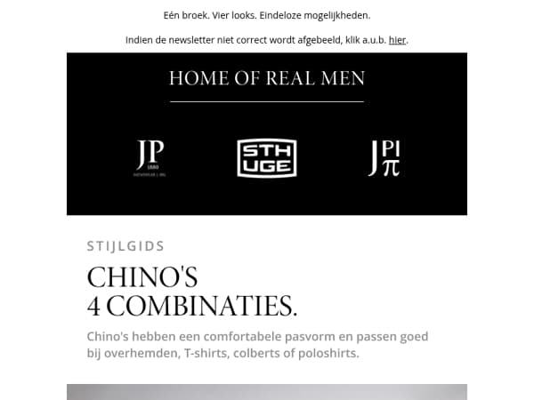 Chino's die echt goed passen – 4 looks in jouw maat