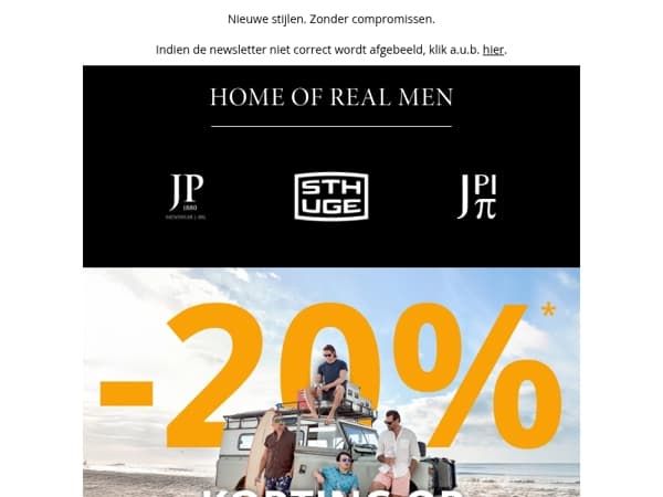 Het wordt warm! -20% korting op zomerse stijlen ⚡Jouw Summer Boost 