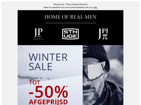 De winter SALE! Bespaar tot 50%