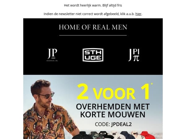 Laatste kans! ⌛ Overhemden: 2 voor de prijs van1